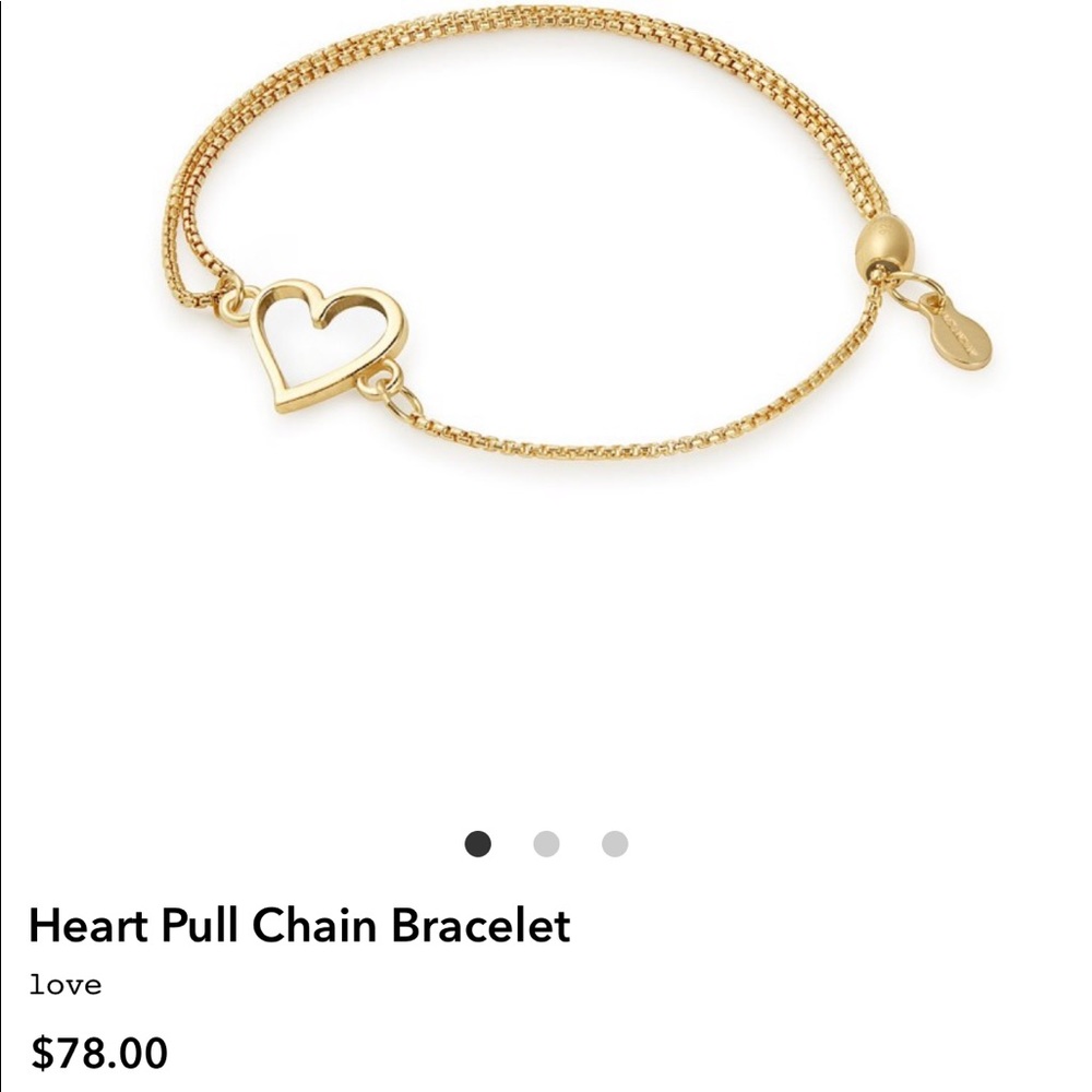 Alex and Ani heart bracelet